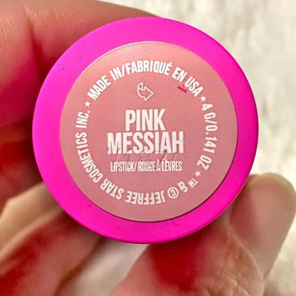 NIB Jeffree Star Pink Messiah Velvet Trap Lipstick Full Size 4g